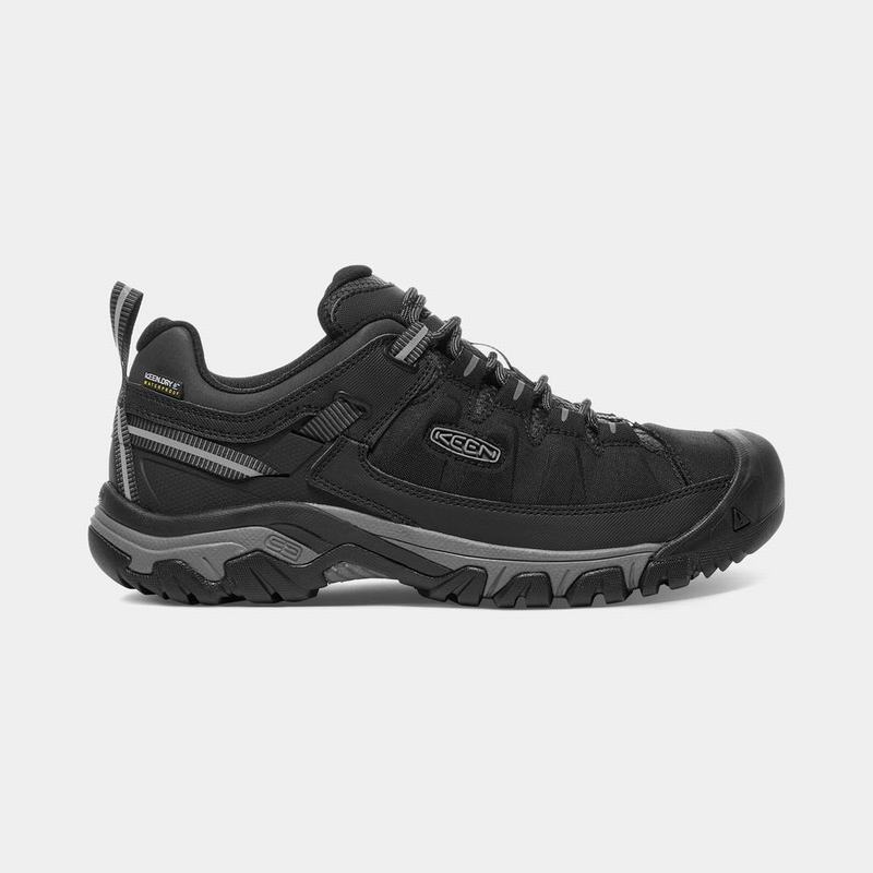 Keen Targhee Exp Waterproof Mens Hiking Shoes Black Outlet (5076-EGNKP)